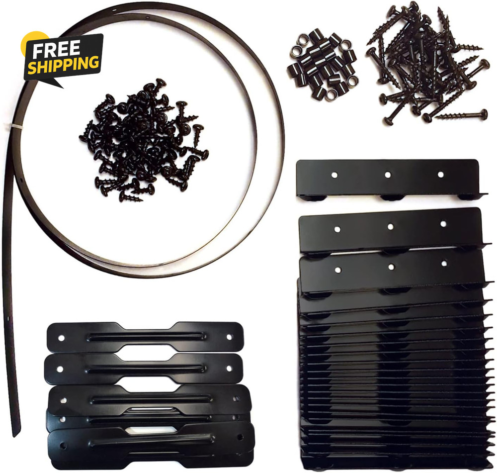 Deck Sunblind System 11060, Louvers Bracket Shutter Hardware Kit, up to 11