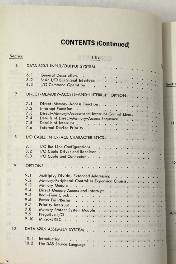 Varian Data Machines 620/i Computer Manual (1968, PB)