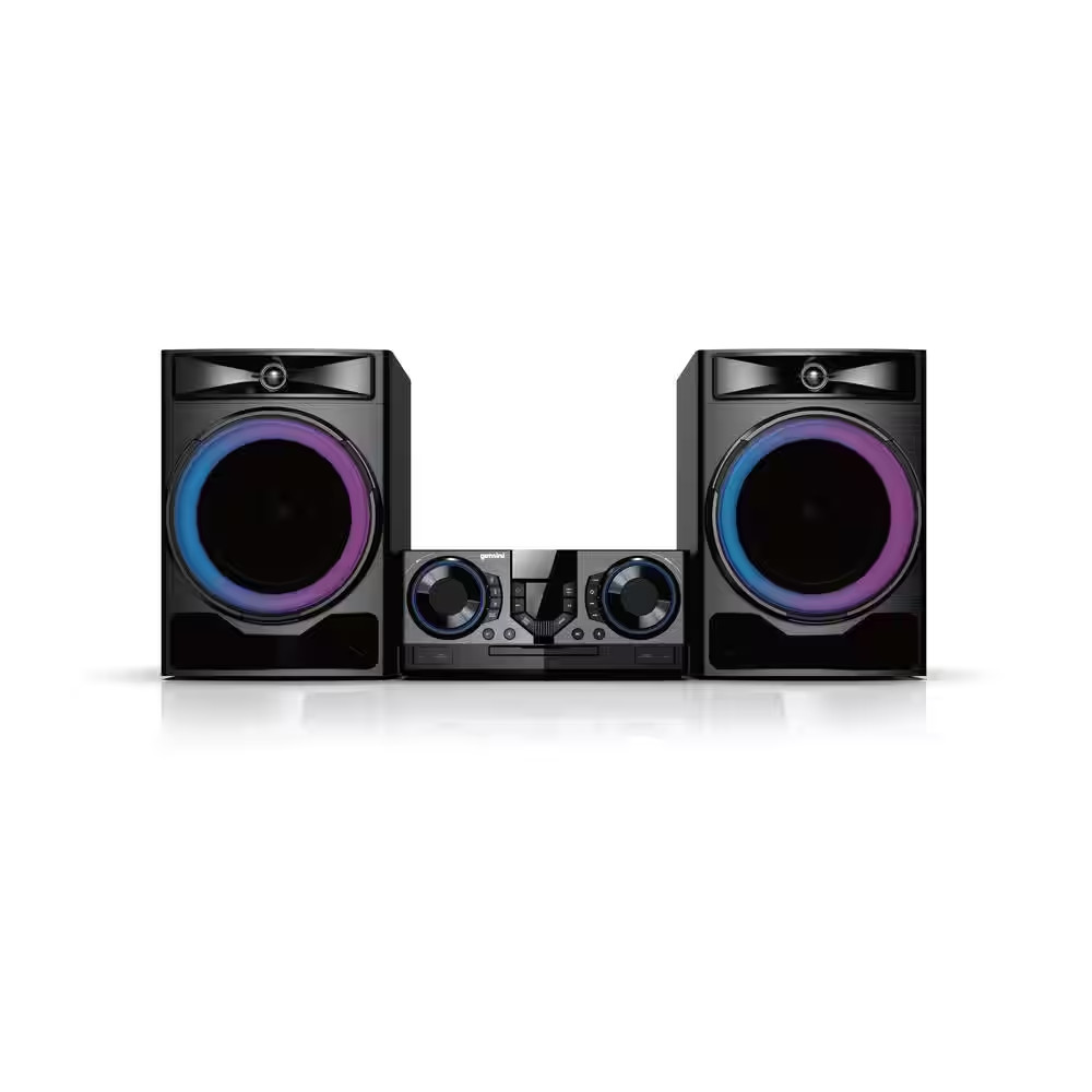 Dual 8 In. Home System with DVD Player and LED Lighting