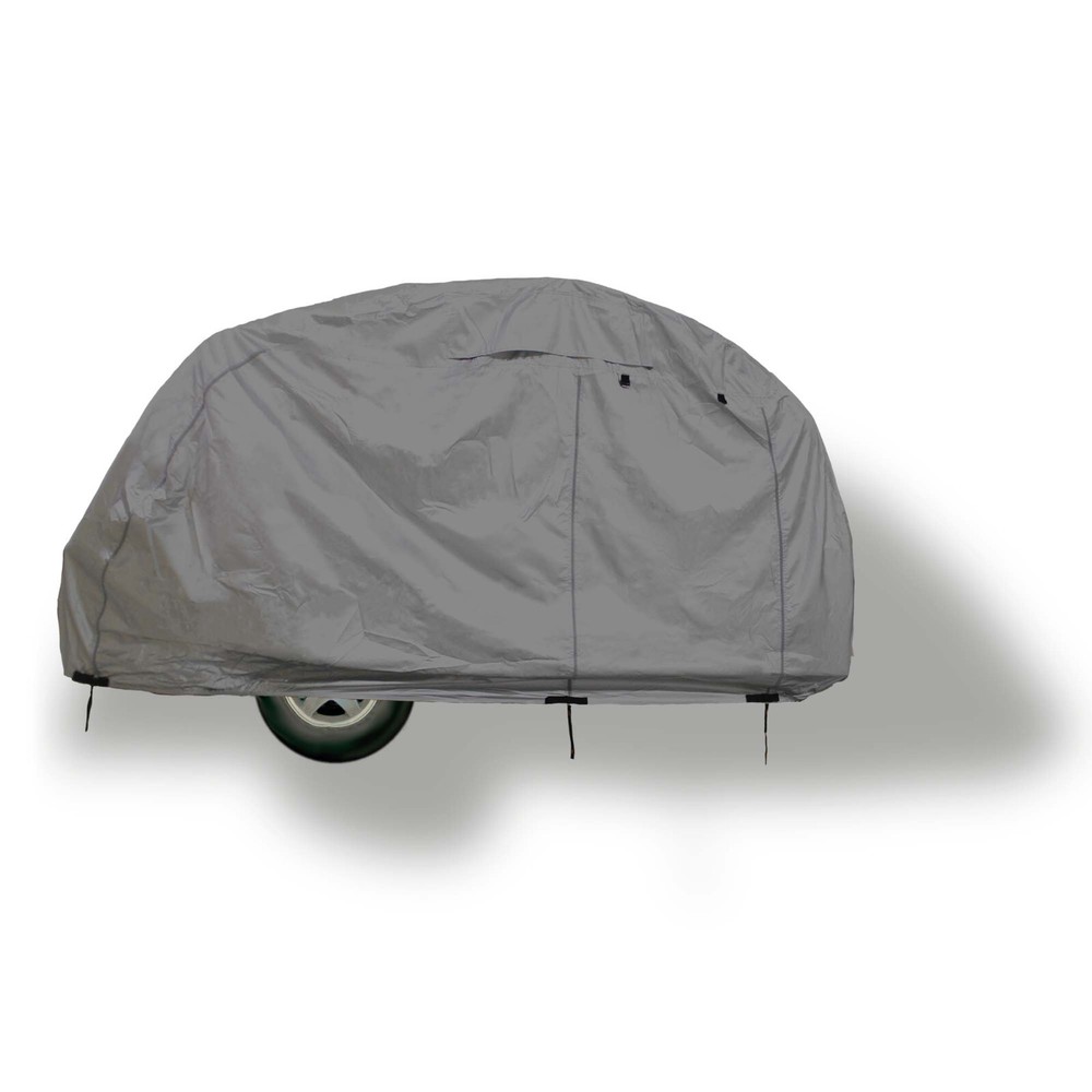 Deluxe NuCamp TAB 320 Teardrop Travel Trailer Camper Cover w/ zipper door access