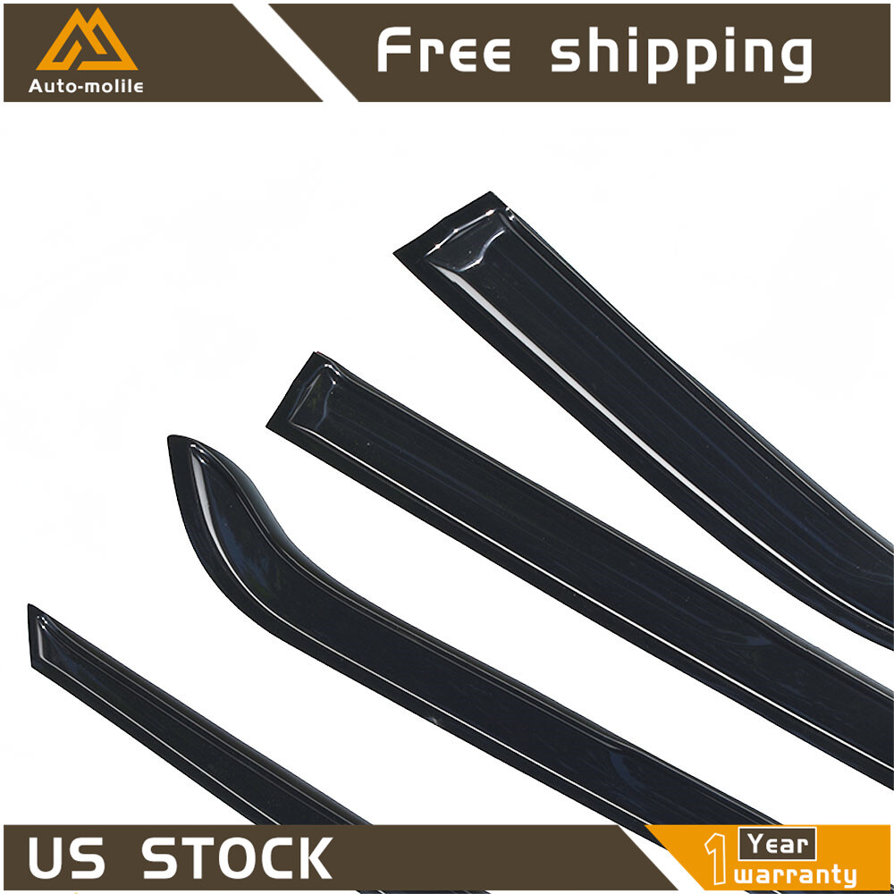 Wind Deflector Window Visors Vent Rain Guard Shield For Ford Explorer 2011-2019