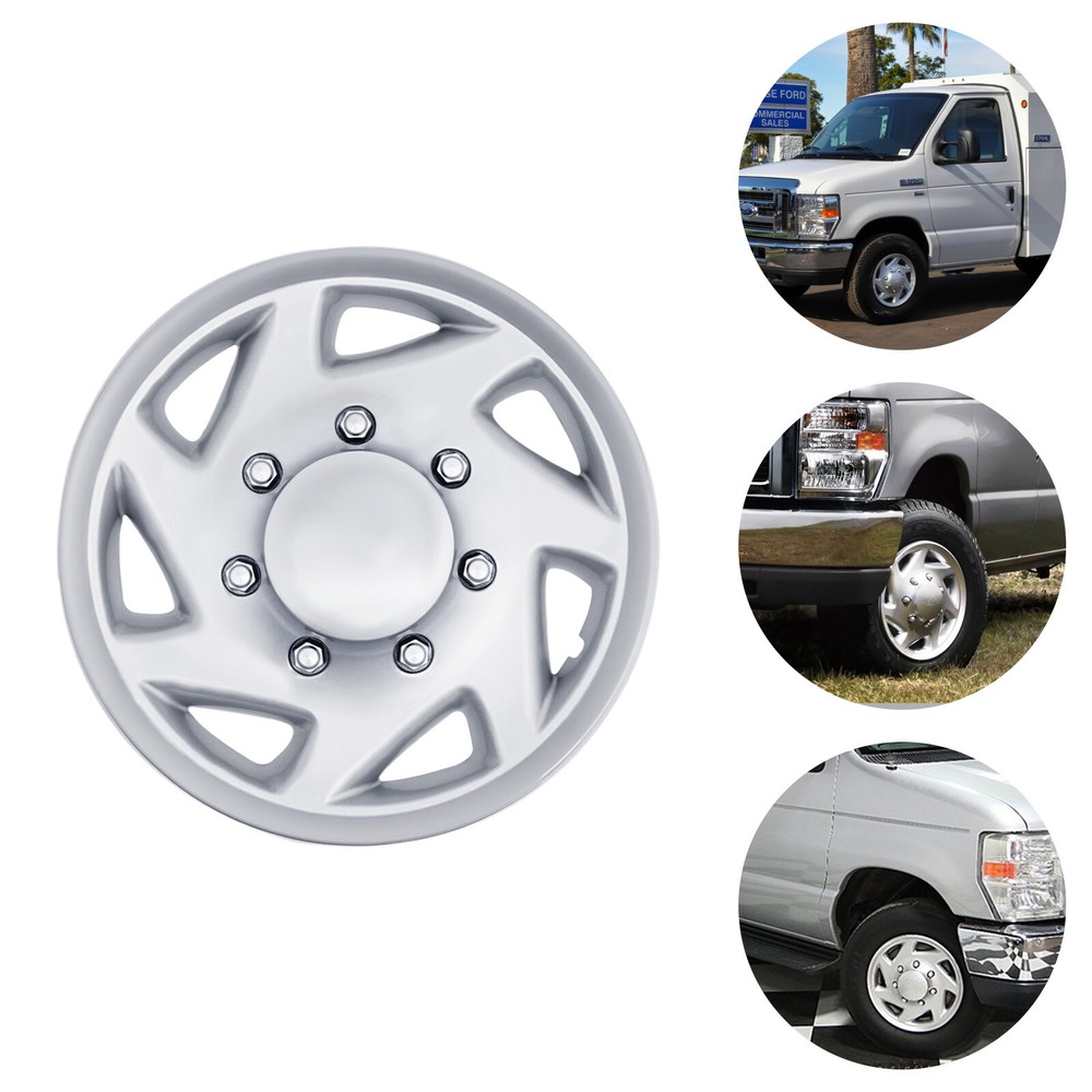 4 New Ford E350 E450 Econoline Van Full Wheel Covers Hub Caps Rim Simulators