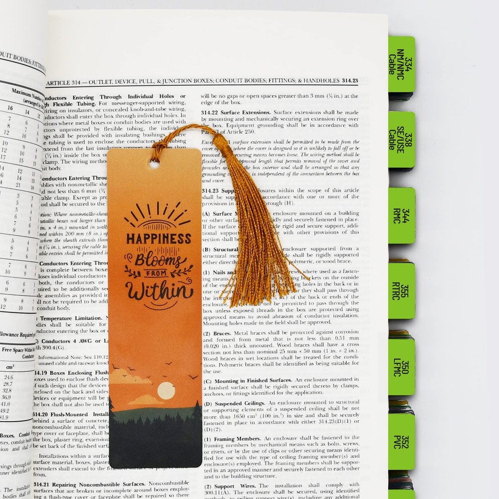 Self-Adhesive Color-Coded Tabs for 2020/2023 National Electrical Code NEC