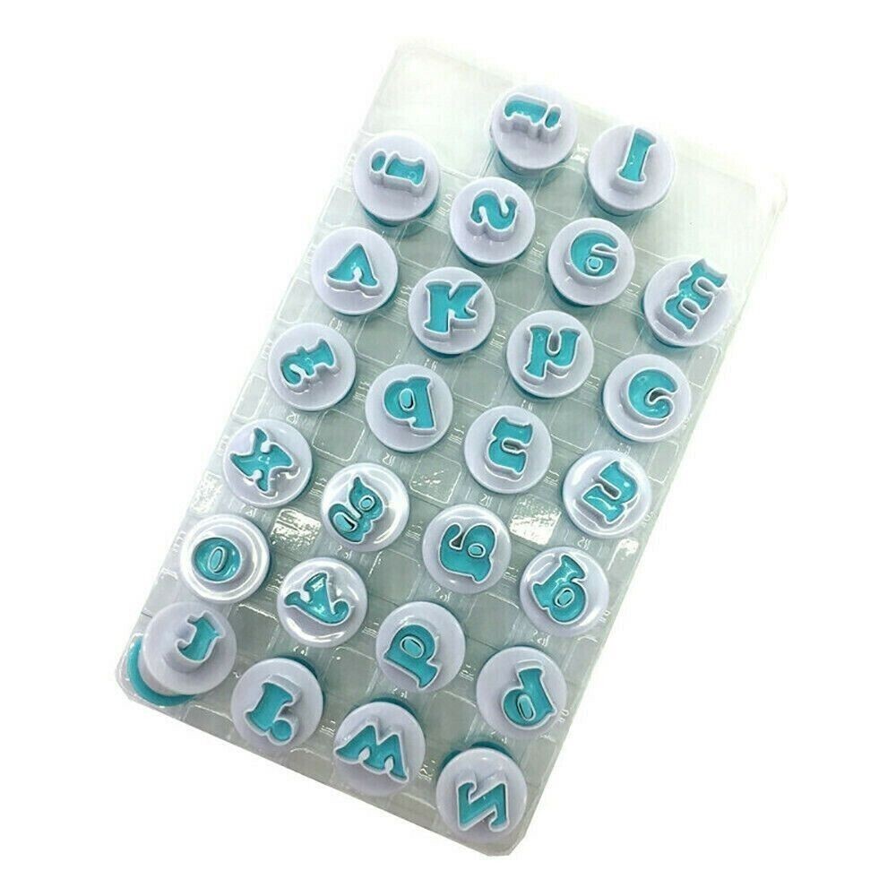 Lowercase Alphabet Cookie Cutters Set - Easy to Use and Clean Baking Tools