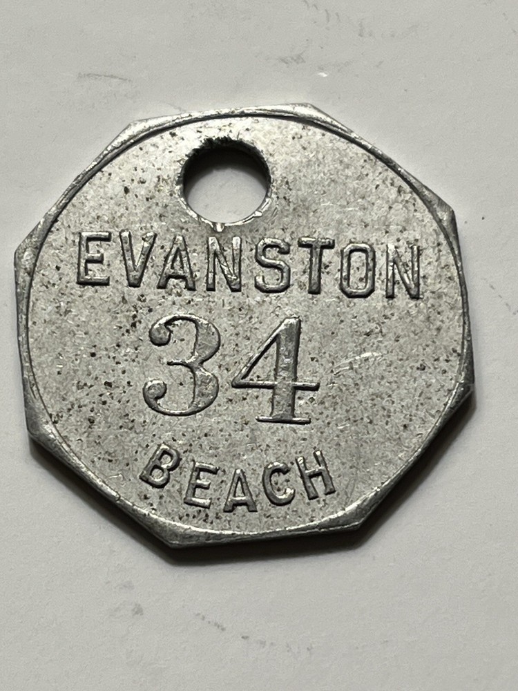 Scarce 1934 Evanston Beach Token