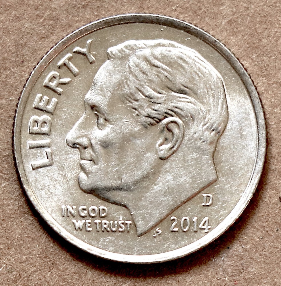 2014 D Roosevelt Dime BU