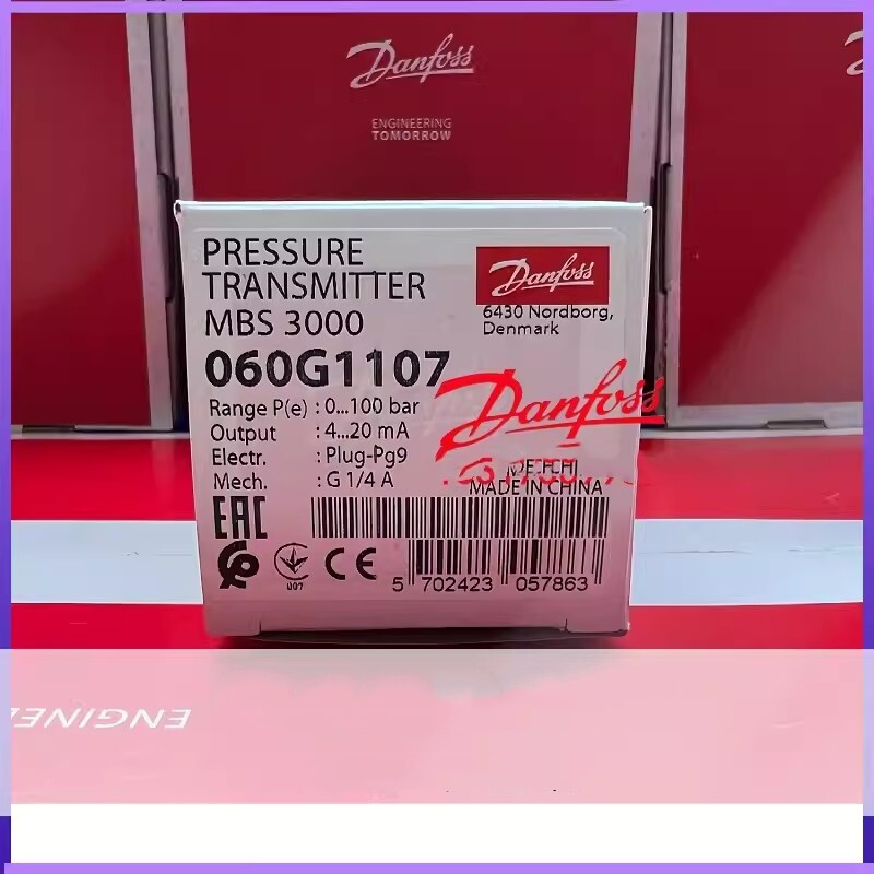 1pcs Danfoss Pressure Transmitter Sensor MBS3000 060G1107 0~100bar