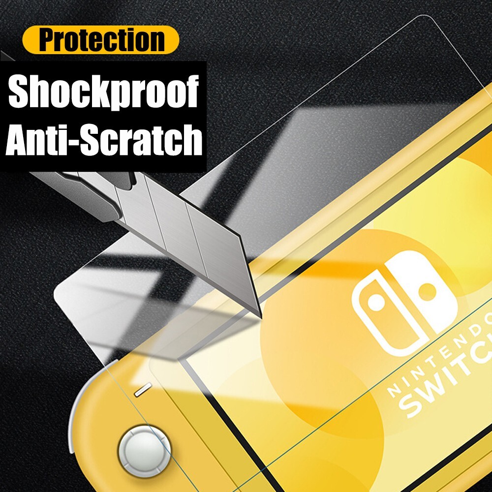 For Nintendo Switch OLED Game Console HD Tempered Glass Screen Protector Clear