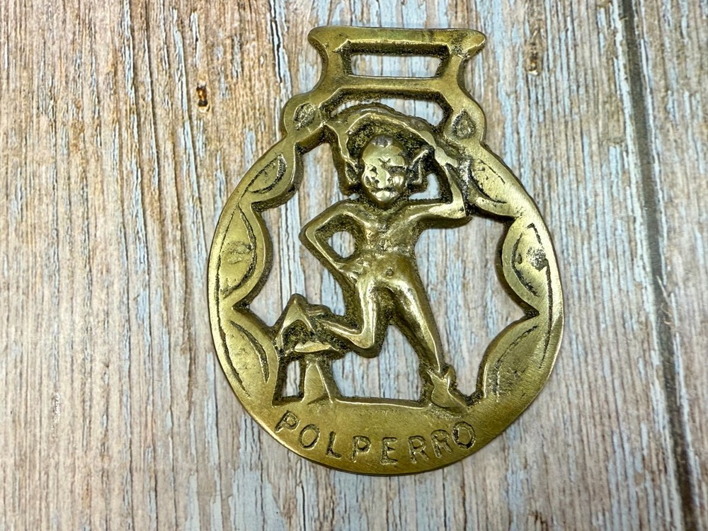 Polperro Pisky Pixie Folklore Fairy Bridle Harness Horse Saddle Medallion