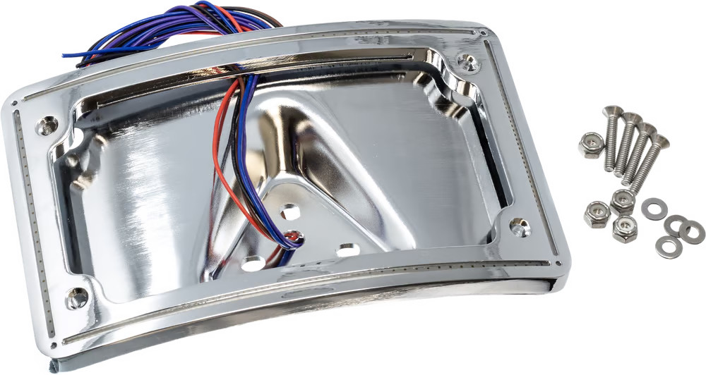 Letric Lighting Co. Perfect Plate-Light Curved LP Frame - Chrome LLC-CPPL-C2
