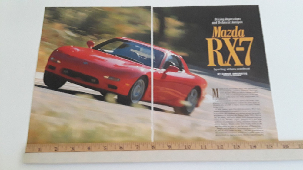 1992 MAZDA RX-7 ORIGINAL ARTICLE