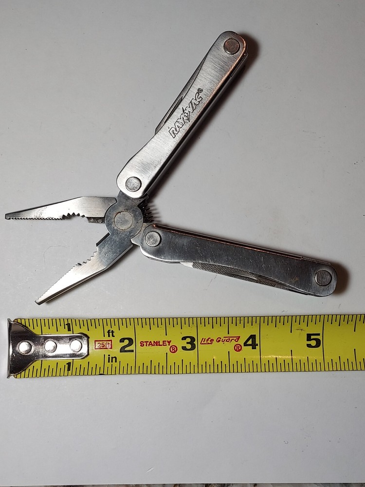 Stainless Steel Multi Tool advertising Rayovac
