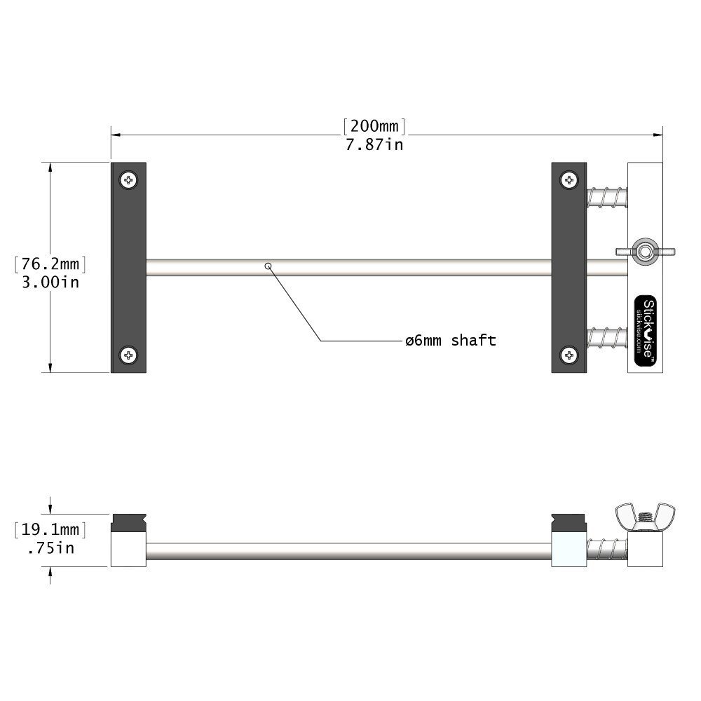 Stickvise PCB Vise with Standard Nylon Jaws