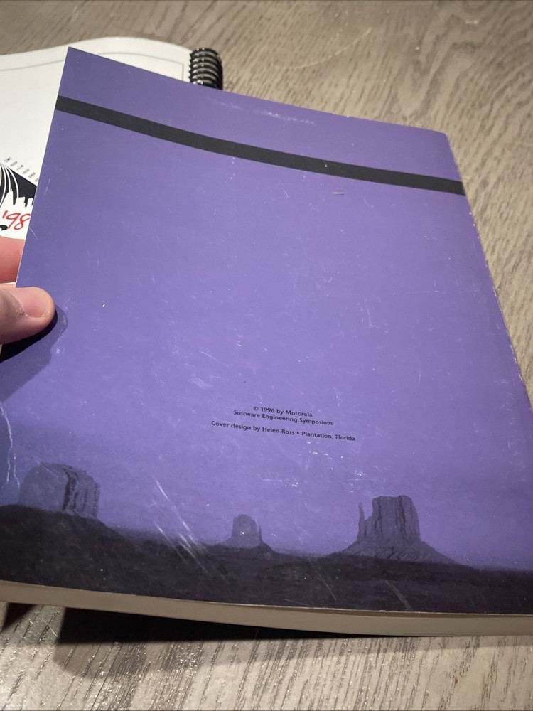 MOTOROLA Software Engineering Symposium Fair Program Arizona 1998 And 1996