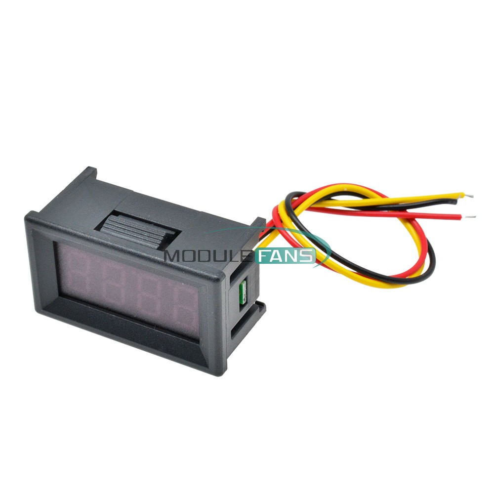 1-10pcs DC 0-100V LED Digital Display Voltmeter LED Voltage Panel Meter new