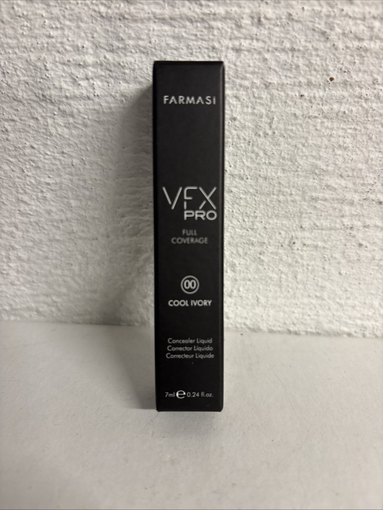 Farmasi VFX Full Coverage Liquid Concealer Cool Ivory 7ml .24 Fl Oz