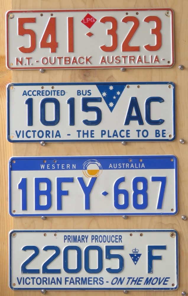 AUSTRALIA LICENSE PLATES