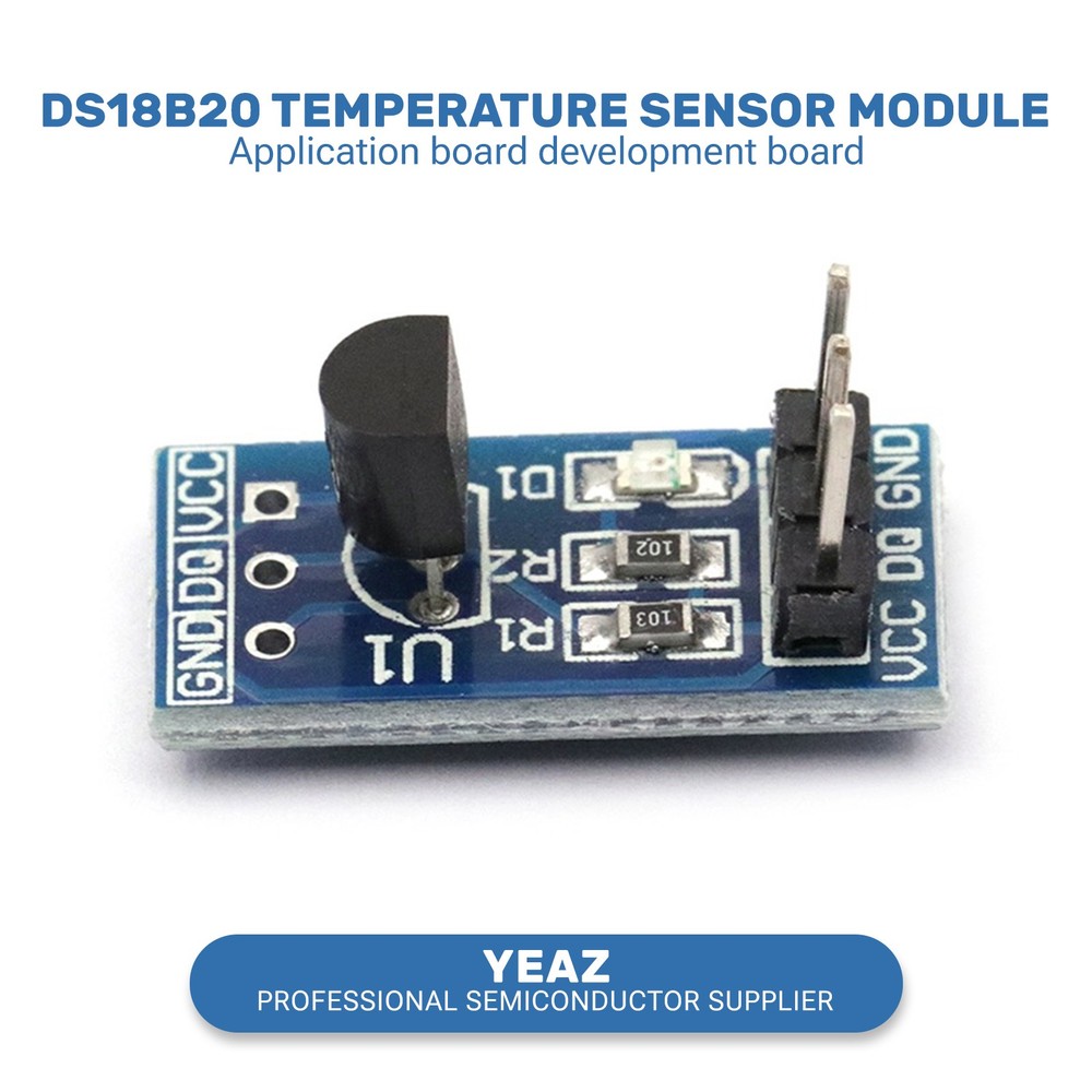 DS18B20 1-Wire Temperature Module - STM32 Compatible, DIY Electronics Sensor