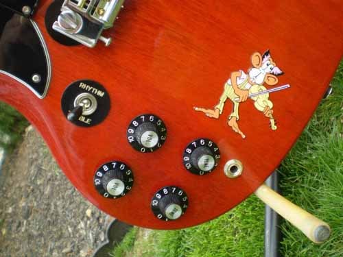 Tony Iommi Custom Monkey Sticker Decal