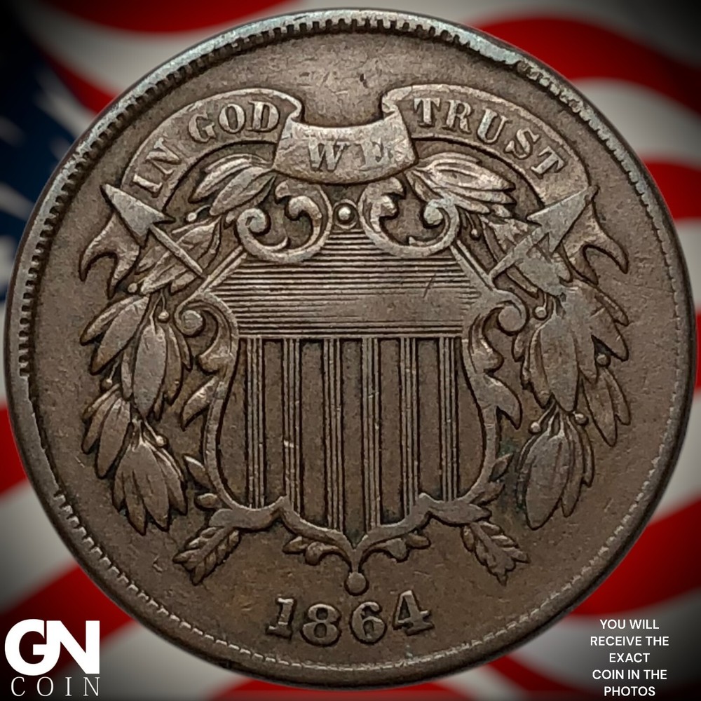 1864 2 Cent Piece Y7601