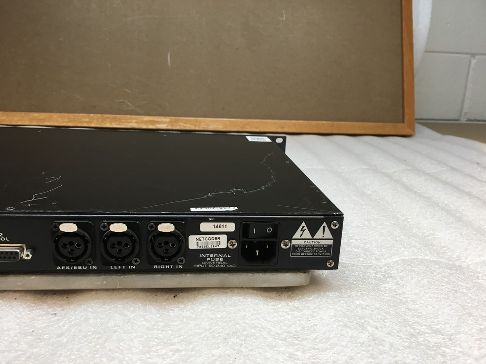 Telos TE-2938 Audioactive MPEG Realtime Audio Encoder w/ Rack Ears