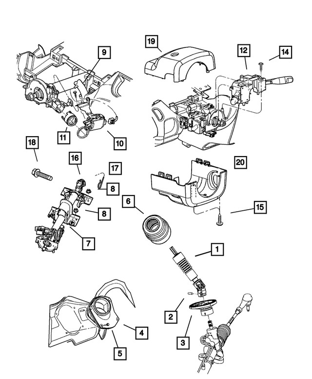 Genuine Mopar Special Head Locking Bolt 6502413