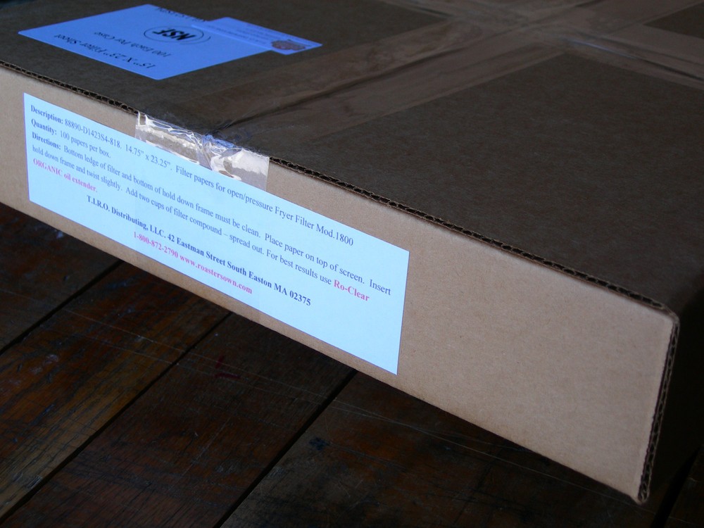 FITS BROASTER * MODEL 1800 818 REPLACEMENT FILTER PAPER 16"X24" MULTI-FIT 100ct.