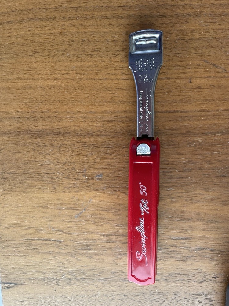 Swingline Tot 50 Red Mini Stapler Vintage