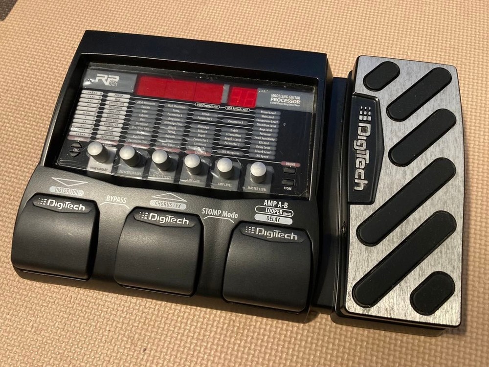 DigiTech RP355 Multi-Effects Guitar Effect Pedal Modeling Processor Teste Used