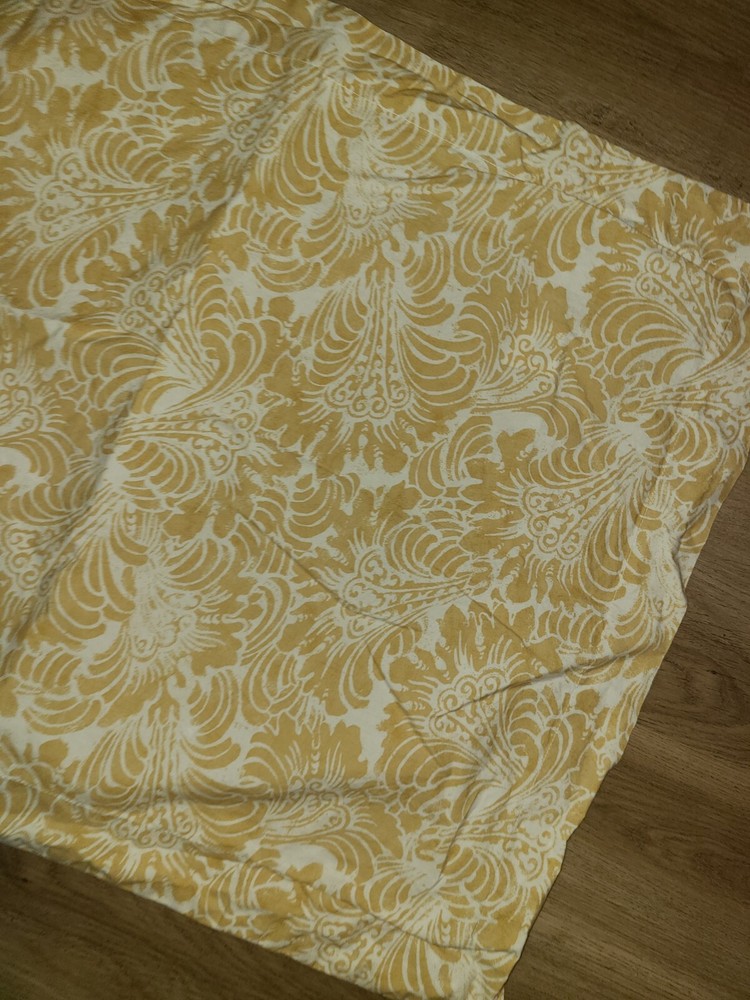 Pottery Barn "Mari Scroll - Yellow" Standard Pillow Sham