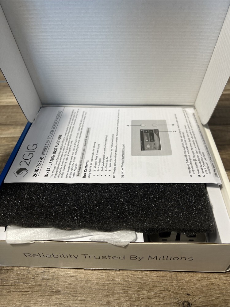 2Gig 2GIG-TS1-E Wireless Touch Screen Keypad