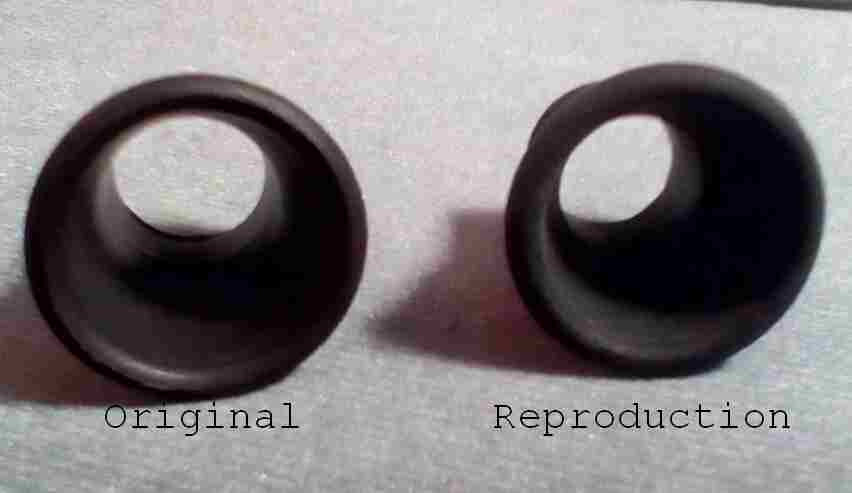 Vintage style rubber eyepiece eye cup