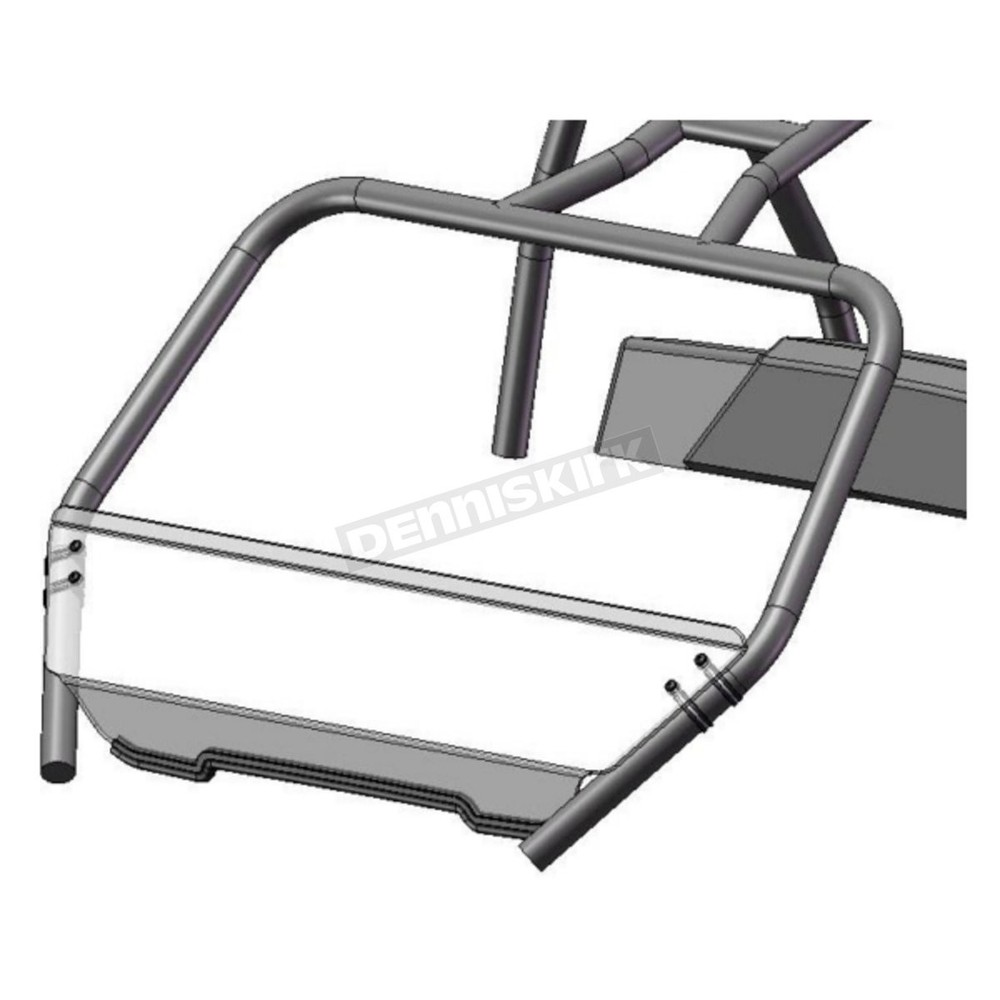 Direction 2 Clear Front Short Fixed Windshield - WILDCATWS1102GP