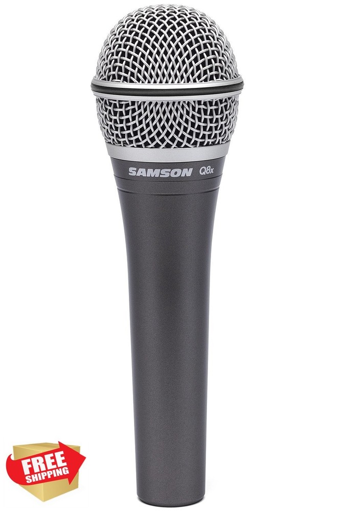 Samson Q8X Dynamic Supercardioid Handheld Microphone
