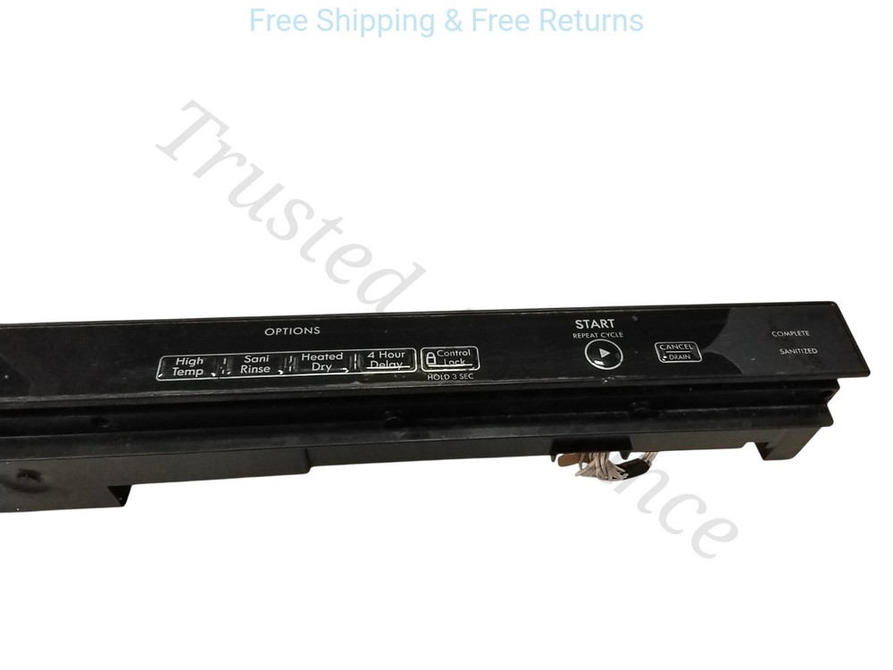 OEM Dishwasher Control Panel W10305976 BLACK