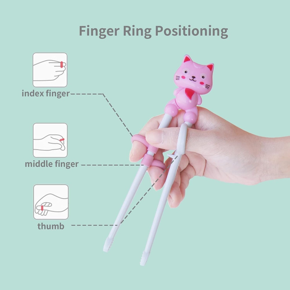 Kids Training Chopsticks - 1 Pair with Case for Learning and Practice - Beginner