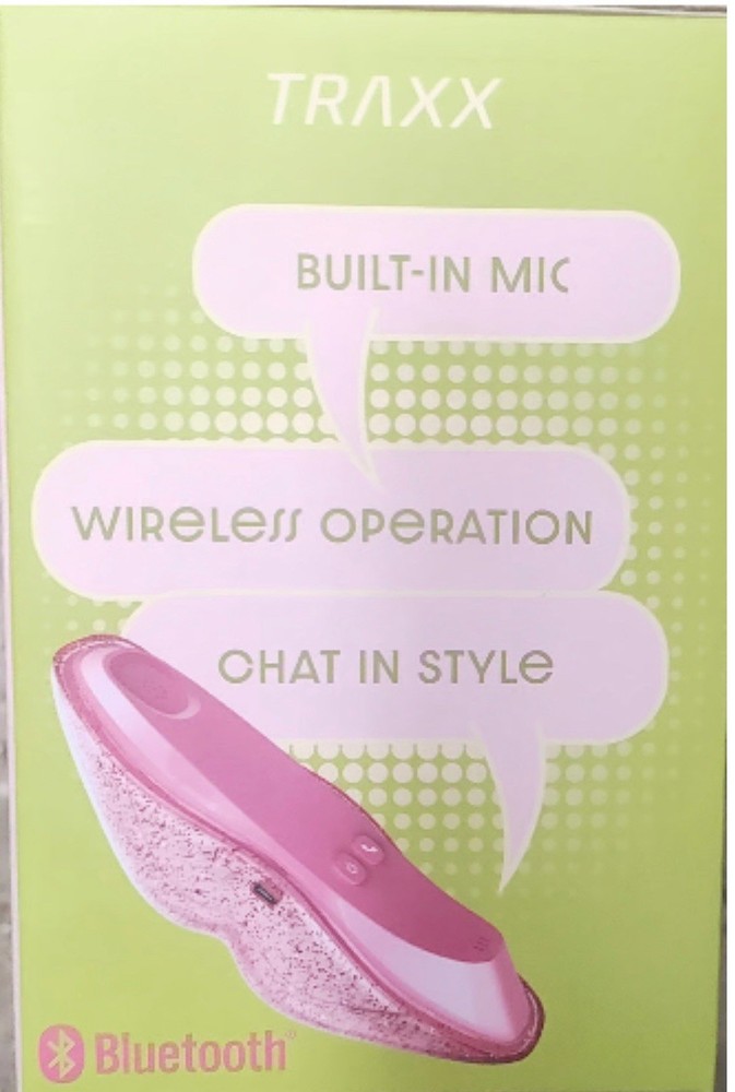 Lip Phone Bluetooth Receiver, Pink Wireless Retro Handset