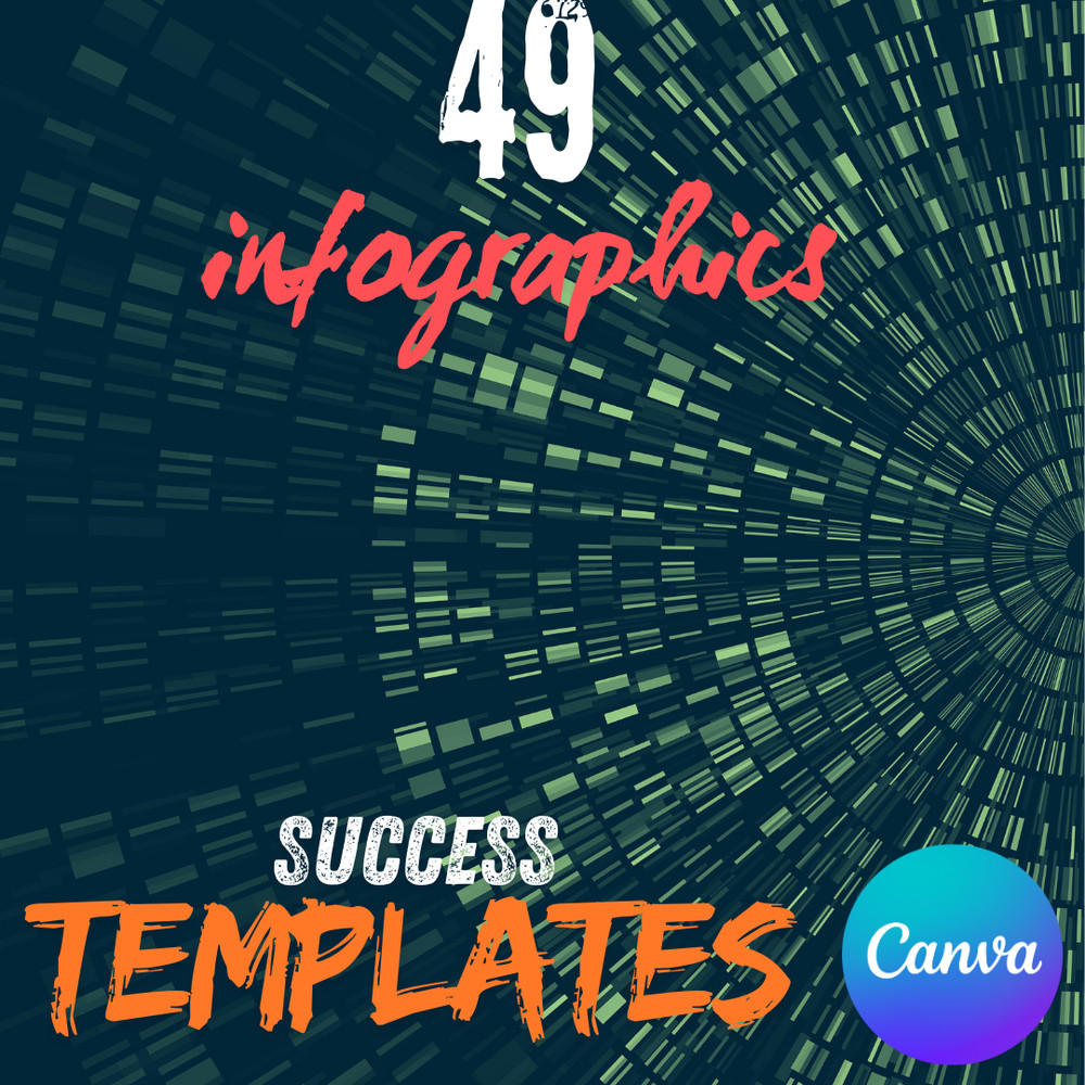 Success Infographics 49 Page Templates Canva Fully Editable