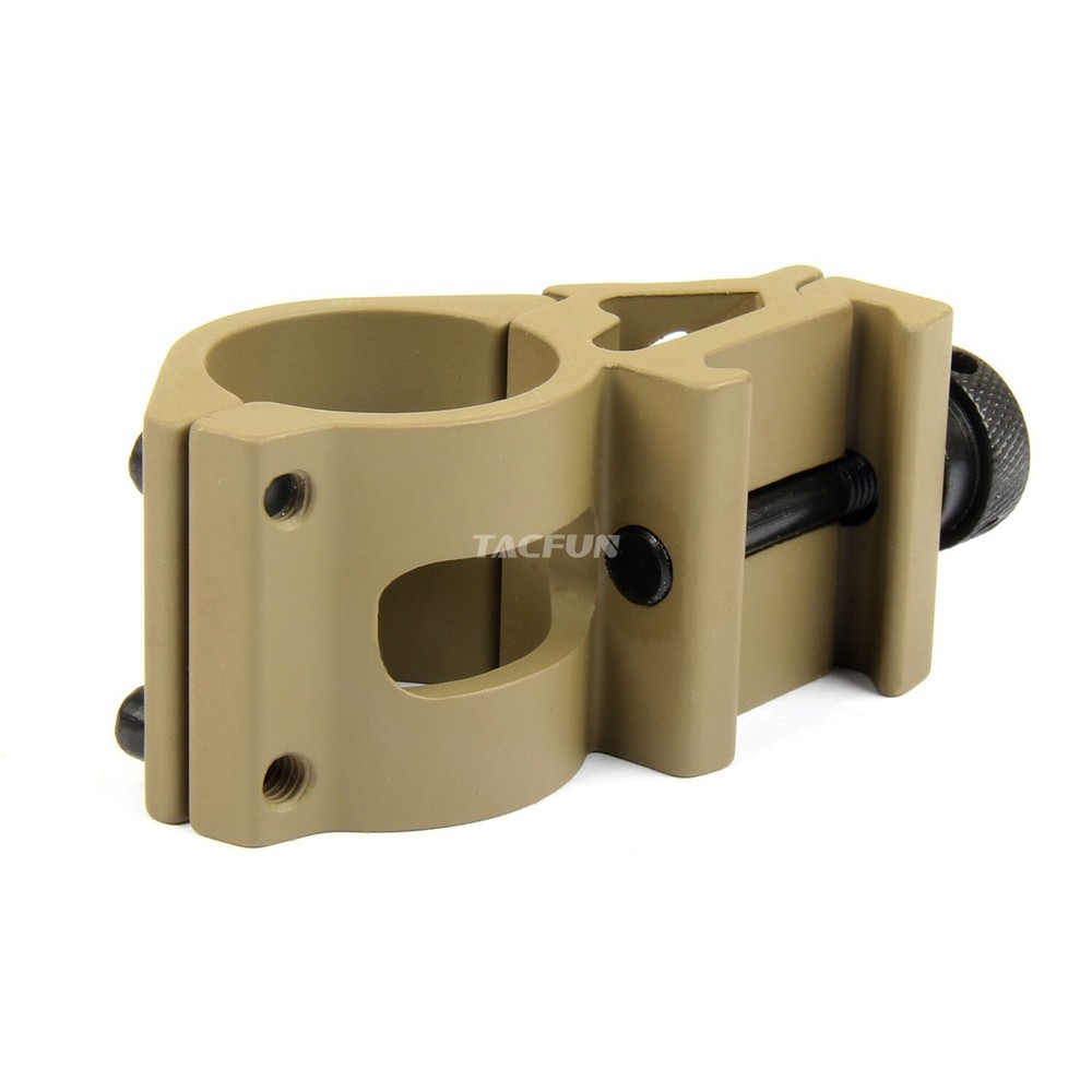 Tactical 45 Degree Offset 1" Flashlight Picatinny Light Laser Mount