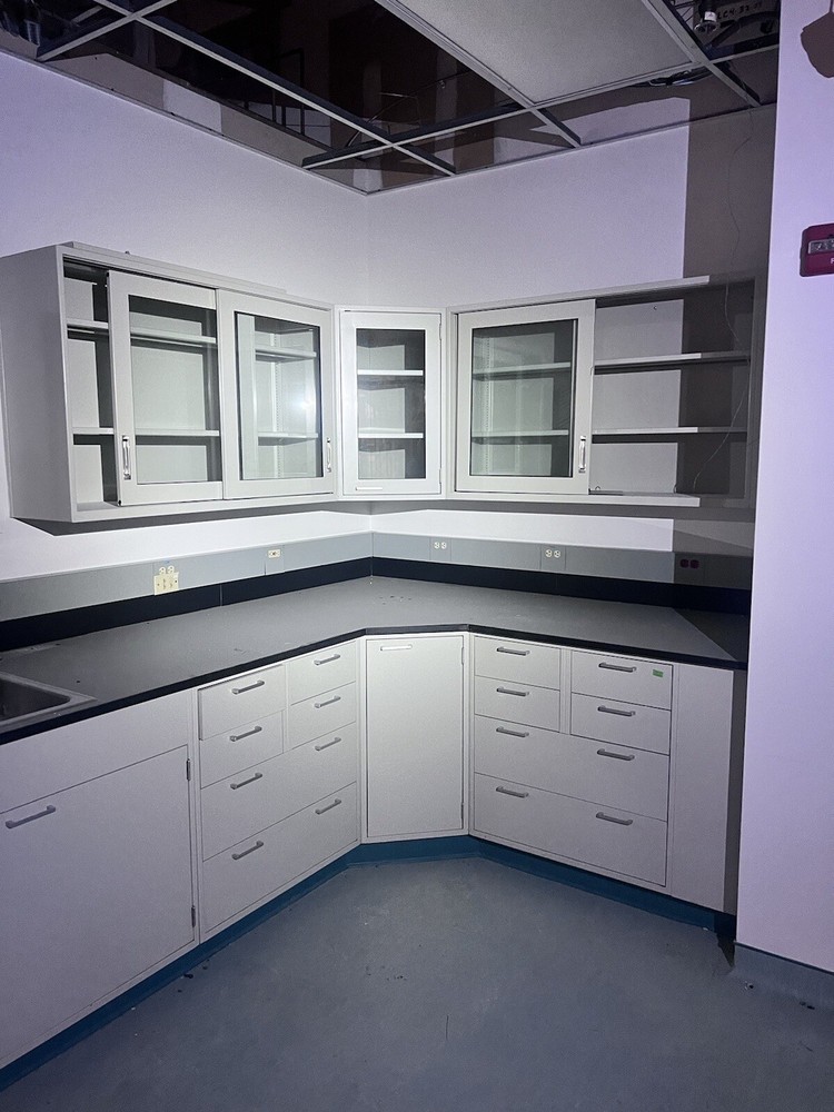 Base And Upper Metal laboratory Cabinets Casework