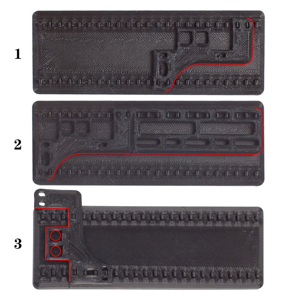 For Leica Ablon Cutting Guide Tool Multi-function Film Leader Trimming Template