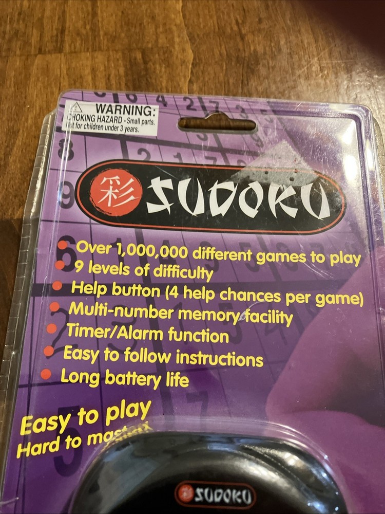 Sudoku Handheld Portable Number Puzzle Game New