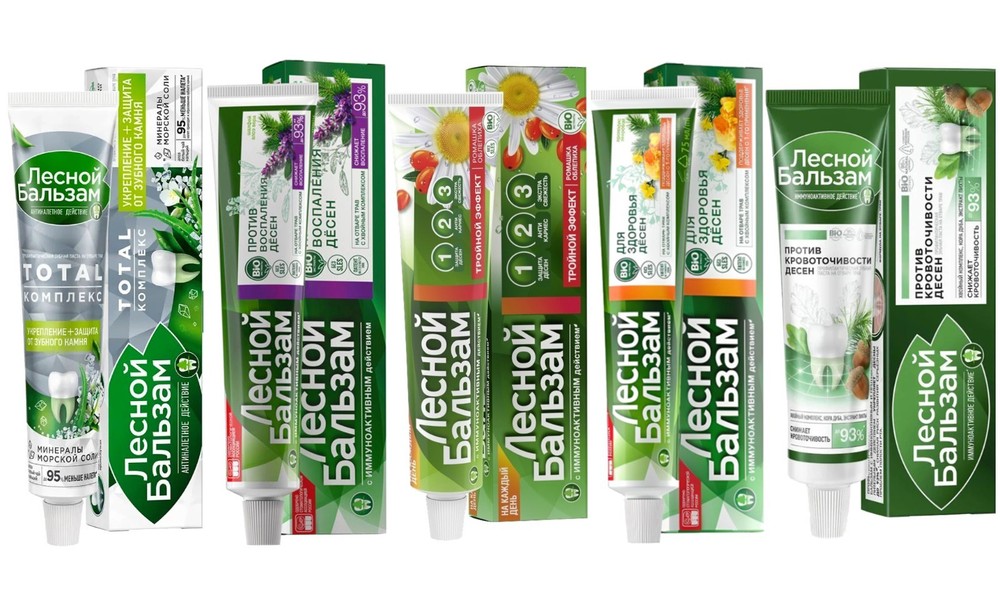 Forest Balsam Herbal Toothpaste 75 ml/2.53 fl oz - Лесной Бальзам