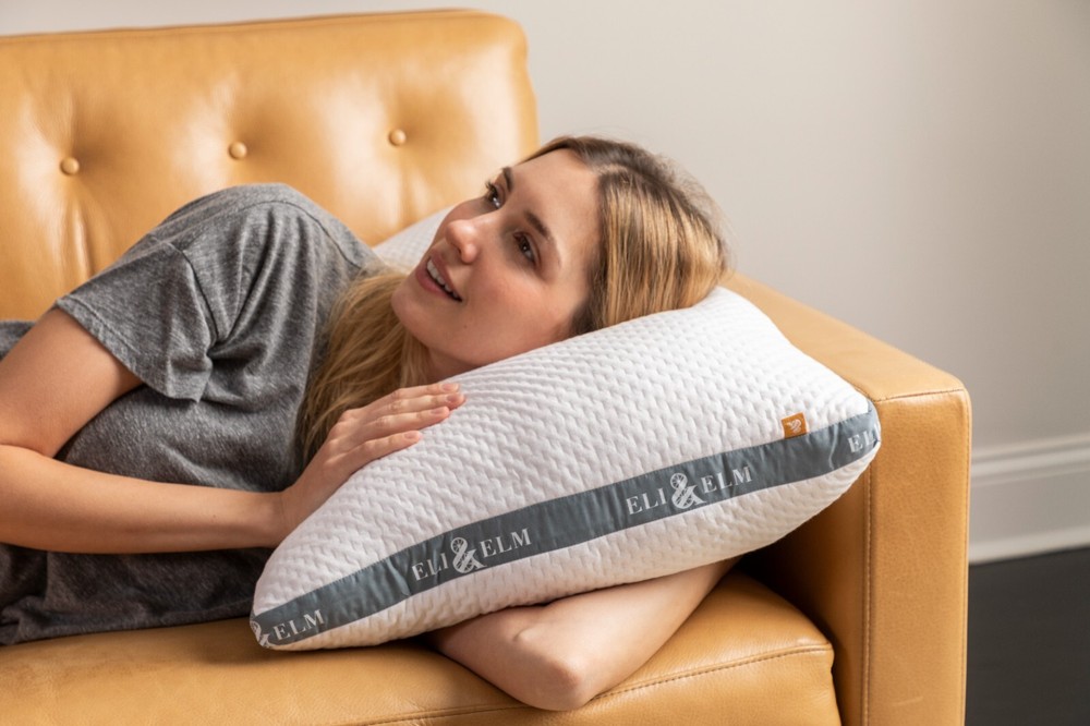 ELI & ELM COTTON SIDE-SLEEPER PILLOW