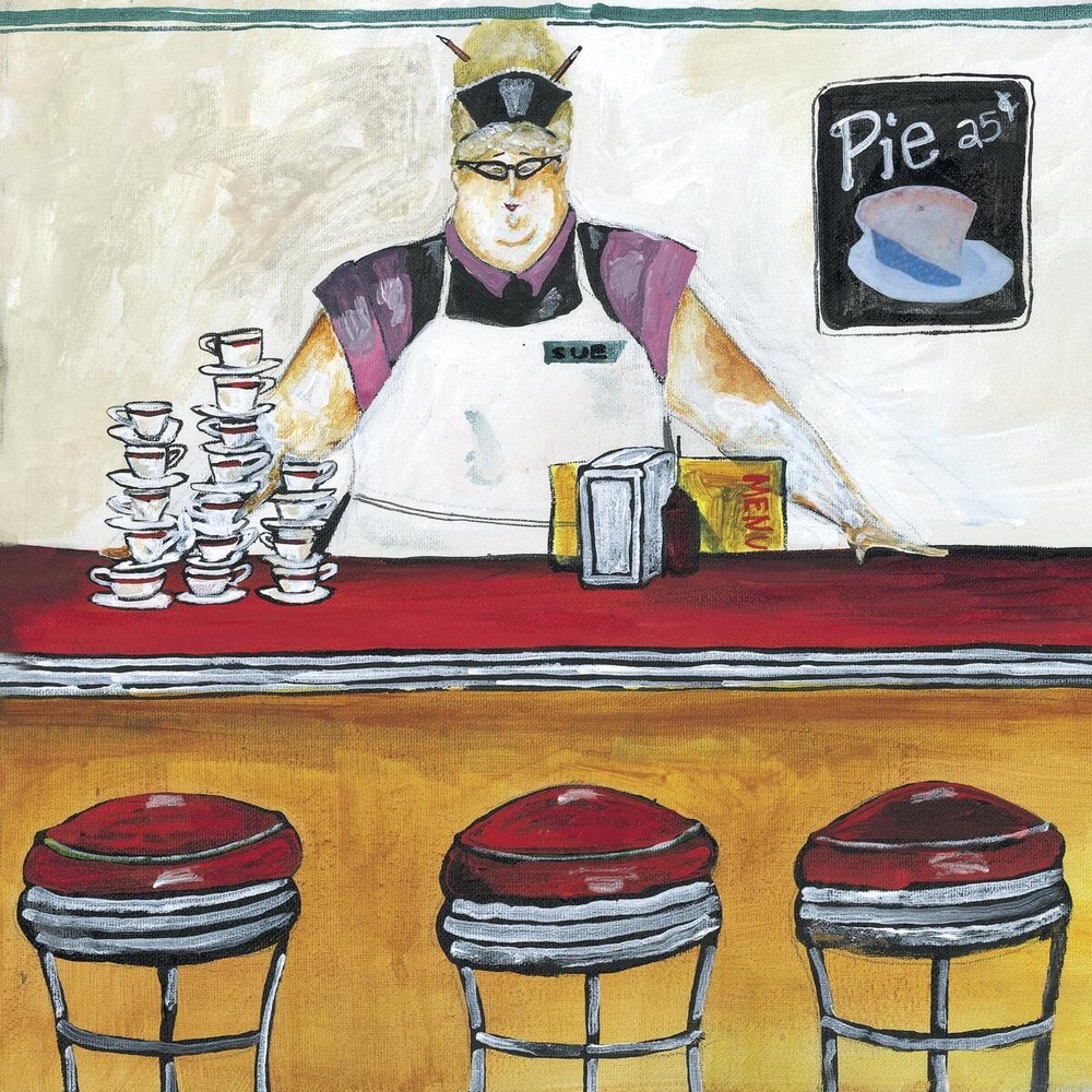 Ceramic Backsplash Tile Mural Kitchen Kitchen - Blueberry Pie - Jennifer Garant