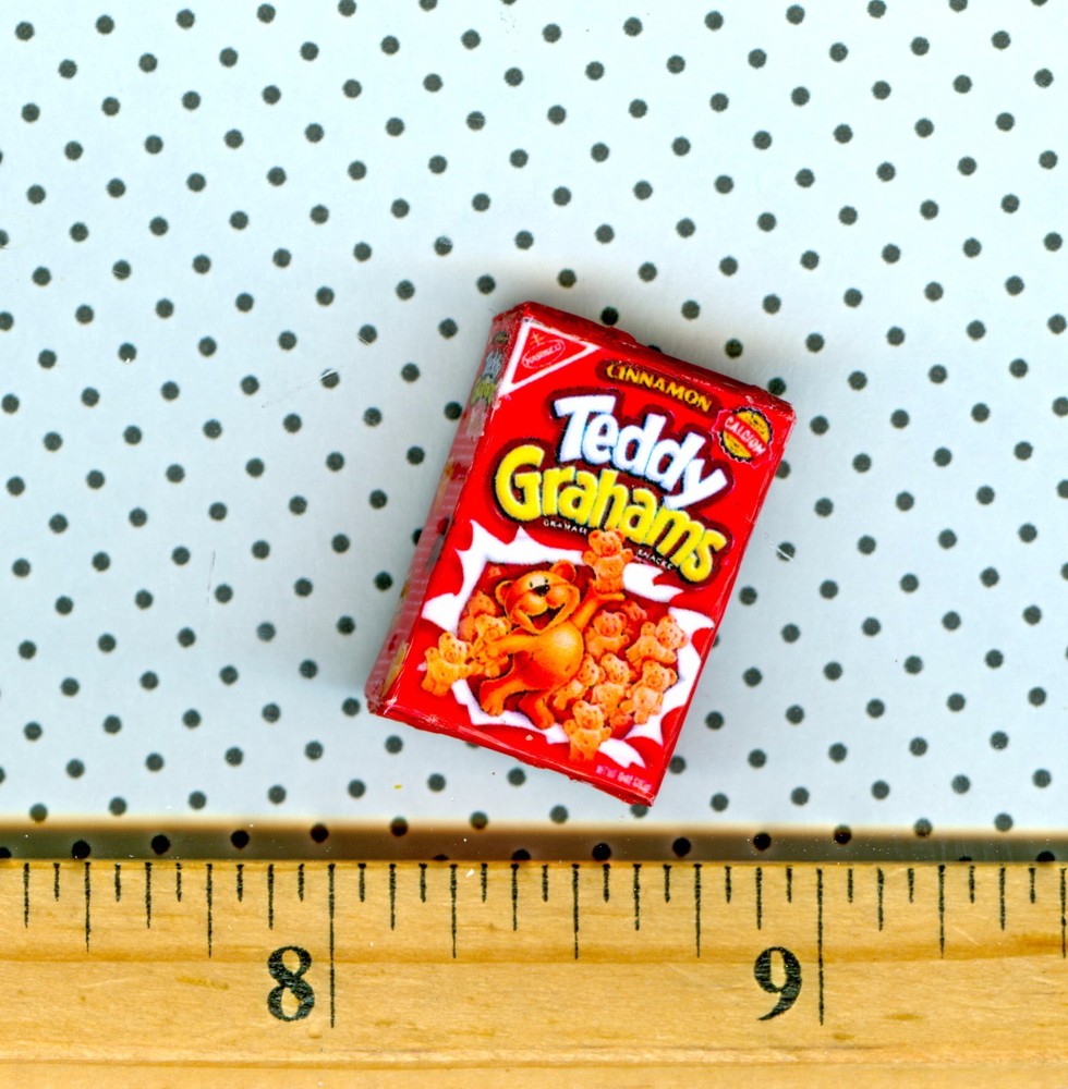 DOLLHOUSE Miniatures Size Snack Cracker Box #TGR