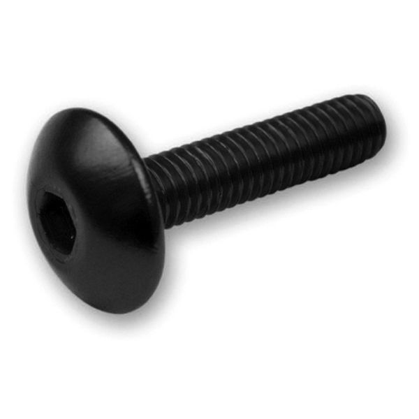 Flat allen bolt (M6x20, Black)