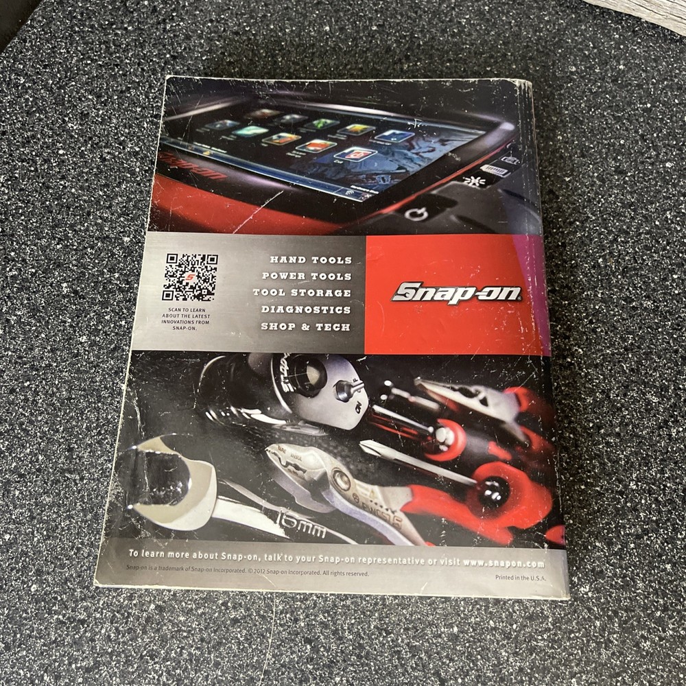 2012 Snap-On Tools Catalog #1200 over 500 pages