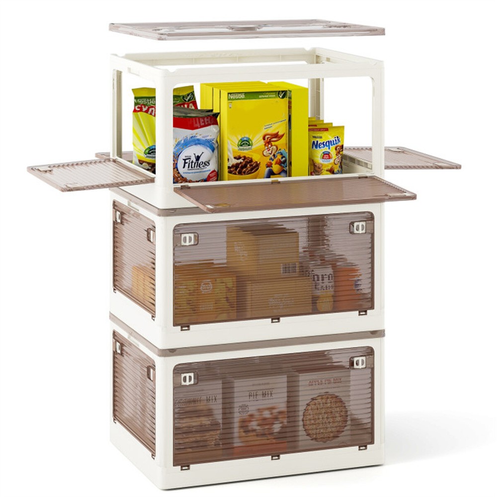 3-Pack Stackable Storage Bins 23.5 " X 16.5 " X 13.5 "