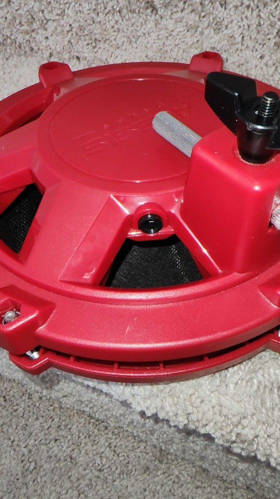 Alesis 10" Mesh Drum Pad Black/Red Nitro Max Pad. Tested Working.
